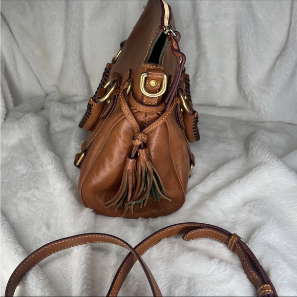 Dooney & Bourke Florentine (natural) Satchel- classic size - Picture 7 of 16